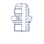 Штуцер FE JIC 7/16