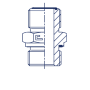 Штуцер FE ORFS 1.3/16