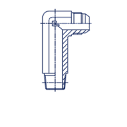 Штуцер FM JIC 3/4 удлин. 206804.3