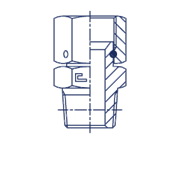 Штуцер FNC JIC 1.7/8