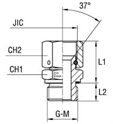 Штуцер FNE JIC 1.1/16