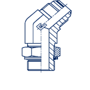 Штуцер FRA45 JIC 7/8