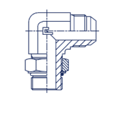 Штуцер FRA90 JIC 1.7/8