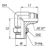 Штуцер FRA90 JIC 1/2