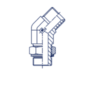 Штуцер FRG45 BSP 1