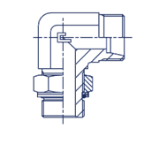 Штуцер FRG90 DL06 BSP 1/8 