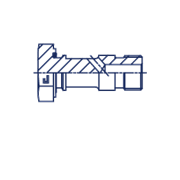 Болт BANJO M 16x1.5 108205