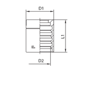 Муфта DN 10 1SN/2SC NEW 800304