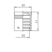 Муфта DN 38 2SN 700410