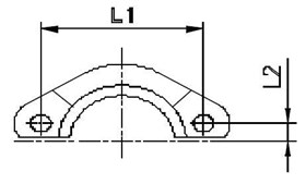 Скоба AFS3 1.1/2 (1шт.) 805605