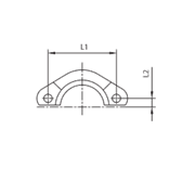 Скоба AFS3 3/4 (1шт.) 805602