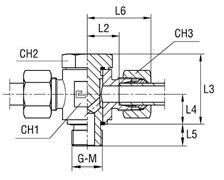 Соединение JTE DS12 BSP3/8