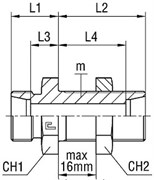 Соединение PD DL06 M12х1.5 (корпус) 103604.1
