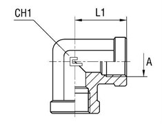 Соединение PS90 BSP 1/2