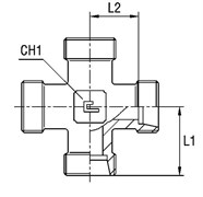 Соединение PX DL22 М30х2 (корпус) 104010.1