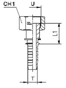Фитинг DN 12 ORFS (Г) 1.3/16 804308