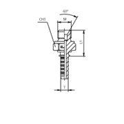 Фитинг DN 20 DKM (Ш) 30x1.5 803420