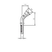 Фитинг DN 32 SFS 1.1/2 63.5 (45) 805509