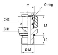 Штуцер FNE DL12 М16х1.5 600607