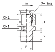 Штуцер FNС DL06 NPT1/8 - 12x1.5 601004