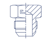 Заглушка V (Ш) JIC 1.1/16