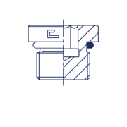 Заглушка VH (Ш) UNF 3/4 (o-ring) 207504