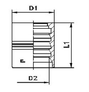 Муфта DN 38 4SH 700710
