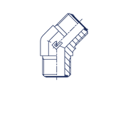 Соединение P45 ORFS 1.11/16 404407