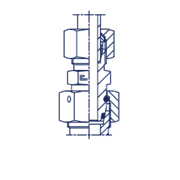 Соединение PNF DS14 М36х2 B3 (в сборе) 605433