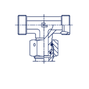 Соединение PNТ DL08 М14х1.5 DS08 М16х1.5 (корпус) 605029.1