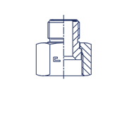 Соединение PR D38-32 ORFS 2 - 1.11/16 401928