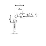 Фитинг DN 20 DKO-S (Г) 36x2 25 (90)  E41 801128