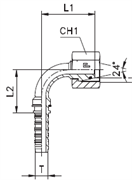 Фитинг DN 25 DKO-S (Г) 36x2 25 (90)  E41 801129