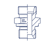 Штуцер FB DL35 BSP 1.1/4
