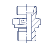 Штуцер FB DS12 M22x1.5 (корпус) 100436.1