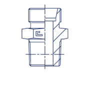 Штуцер FC DS10 NPT 3/8