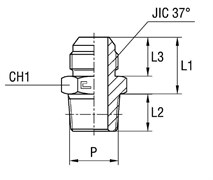 Штуцер FC JIC 1.1/16