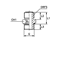 Штуцер FH D20 ORFS 1.3/16 BSP 1/2 400724