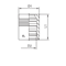 Муфта DN 20 4SP/4SH NEW (Special) 800607-SPECIAL Муфта DN 20 4SP/4SH NEW (Special) 800607-SPECIAL
