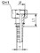 Фитинг DN 12 ORFS (Г) 1 804307 Фитинг DN 12 ORFS (Г) 1 804307