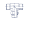 ФИТТИНГ ORFS TEE 20-1.1/16-12 406205